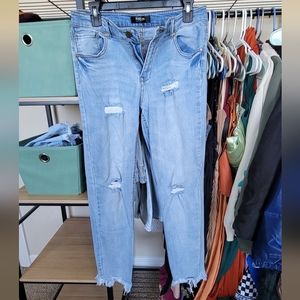 BLACK LABEL Medium Wash Ankle Skinny Jeans